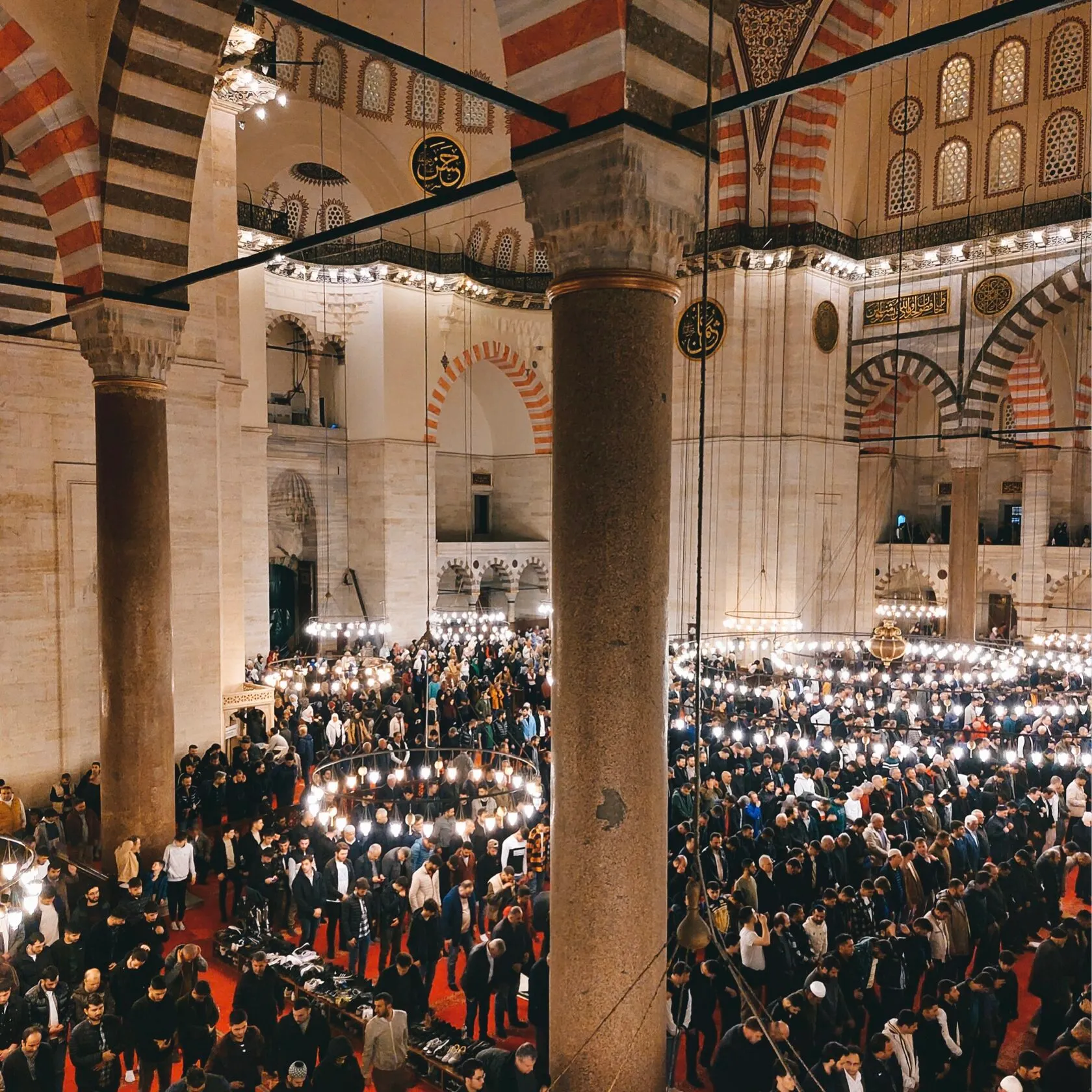 Friday prayer at the Suleymaniye Mosque