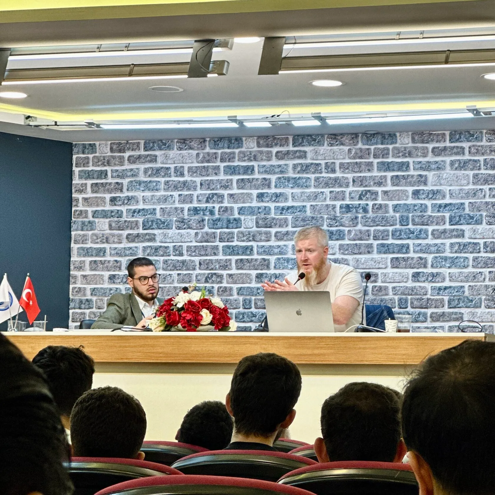 Seminar with volunteers at our center